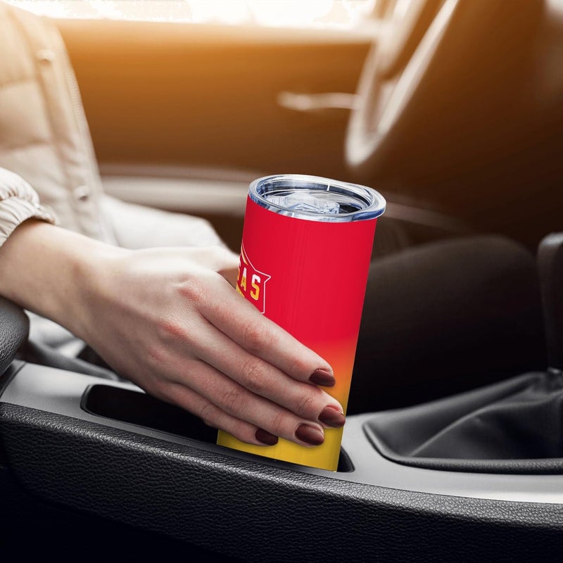 Suswoos Kansas EST 1960 Tumblers 20oz Straight Skinny Car Cups Sports Travel Coffee Mug,Stainless Steel,Insulated,Classic Collection Gifts for Men Women Fans. - Image 5